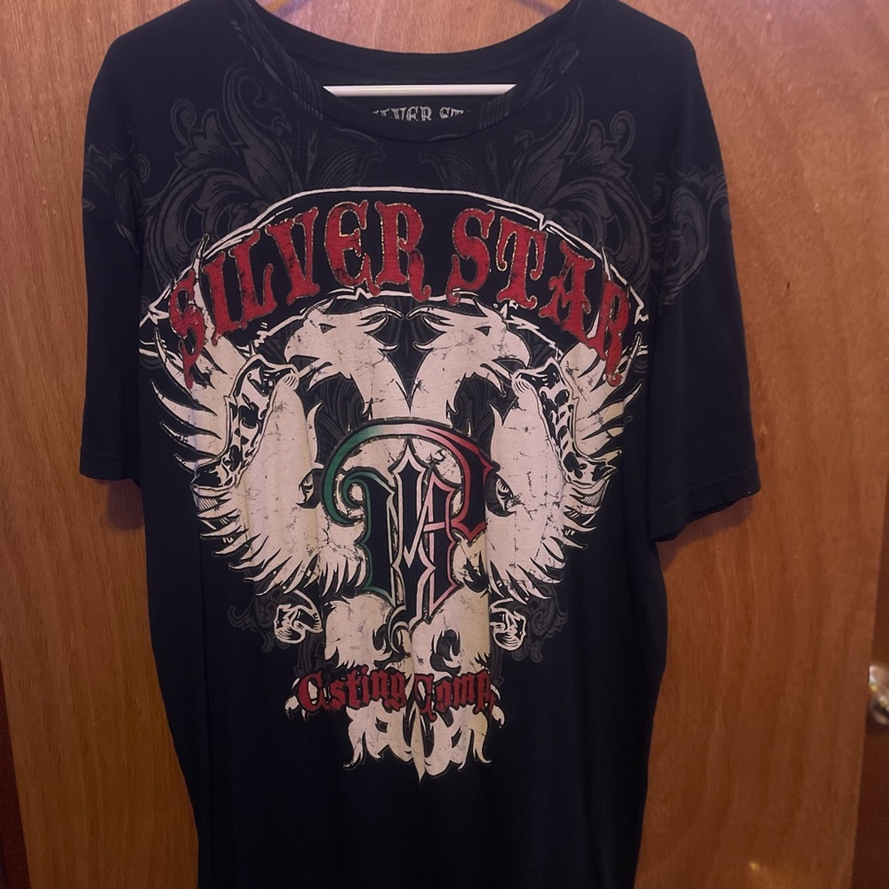 Black Graphic Men's Shirt